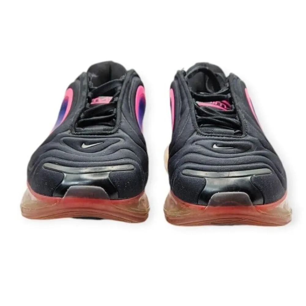Nike Air‎ Max 720 GS Black Laser Fuchsia Pink Size 6.5Y / Womens 8 AQ3196-007